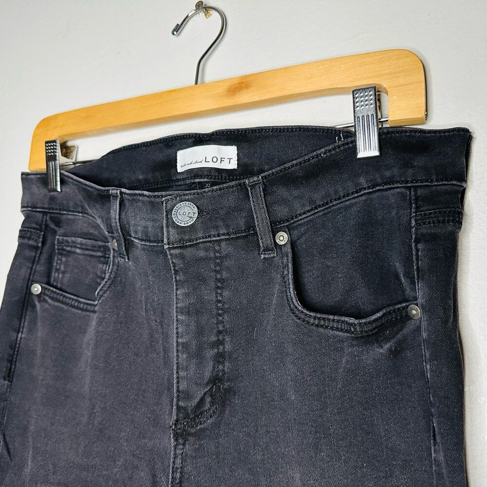 Made and Loved LOFT Women’s Black Ultra Skinny Denim Jeans Size 29 - Picture 5 of 9